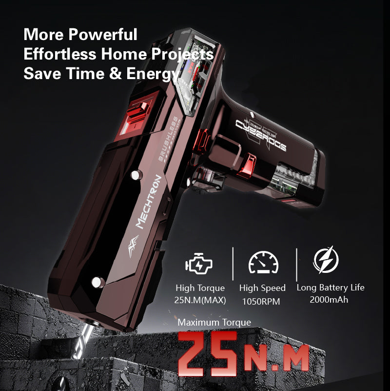8V LI-ION AI 2 SPEED BRUSHLESS HAMMER DRILL (PRO)