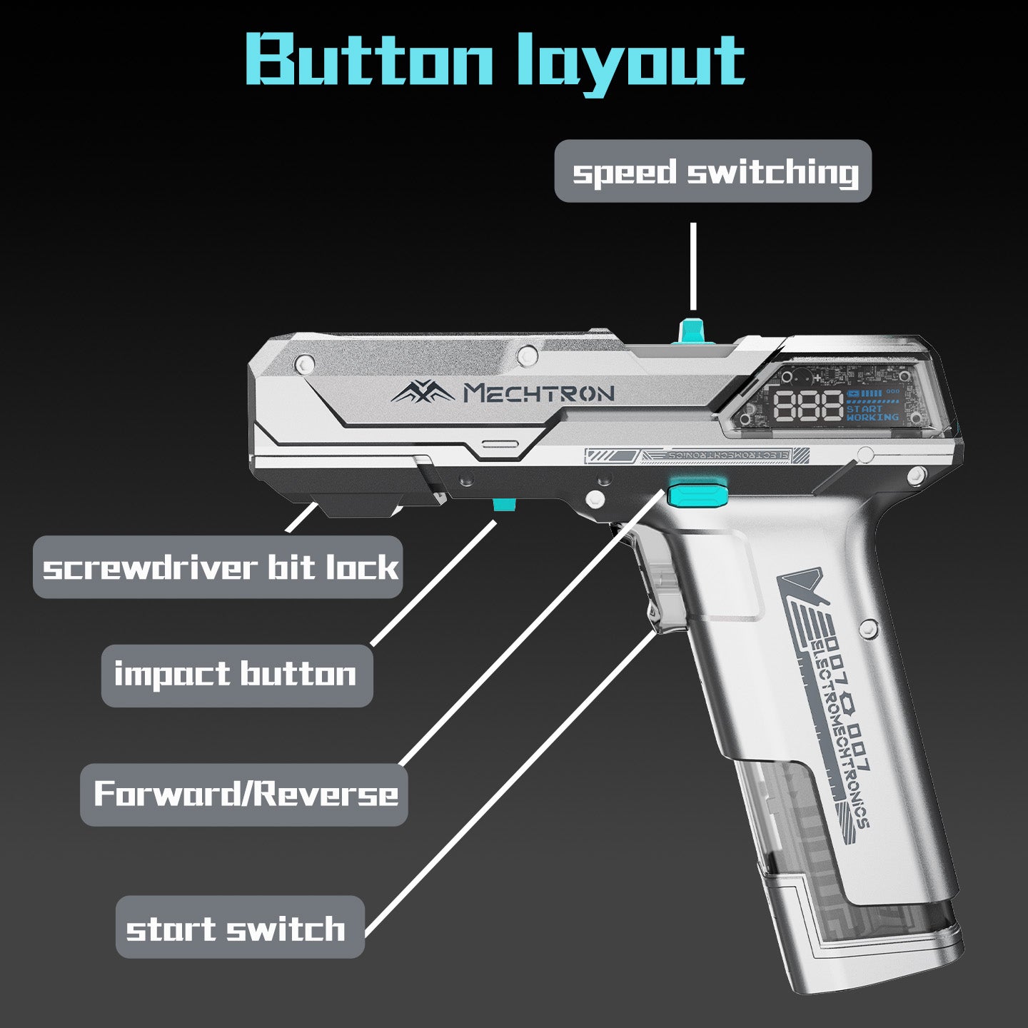 8V LI-ION AI 2 SPEED HAMMER DRILL (PRO)